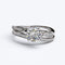 0.9ct Round Diamond Twist Shank Gold Bridal Wedding Set - 06GG68